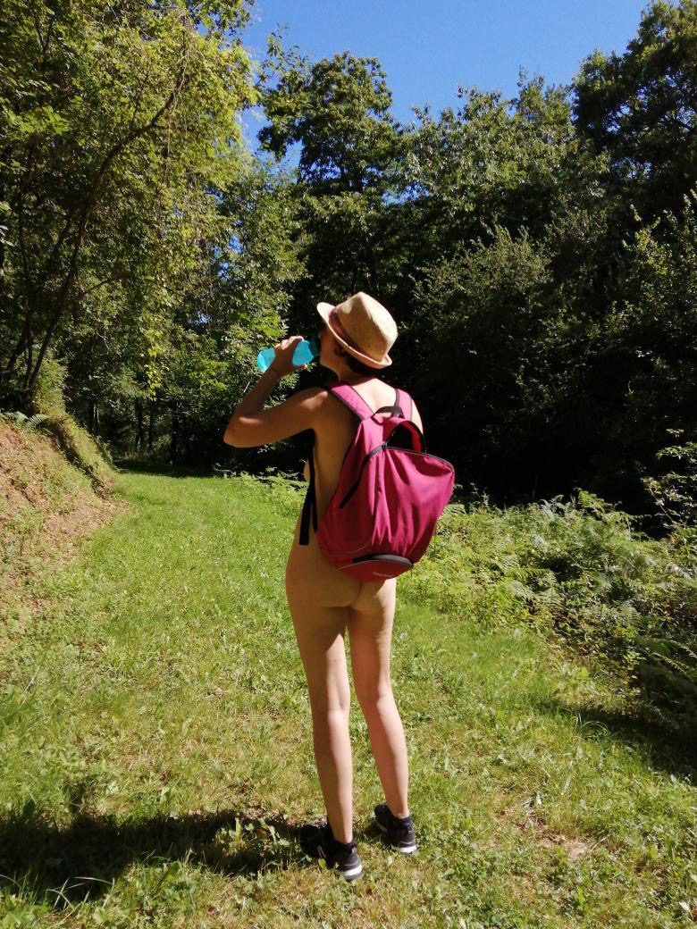 The first-time female naturist