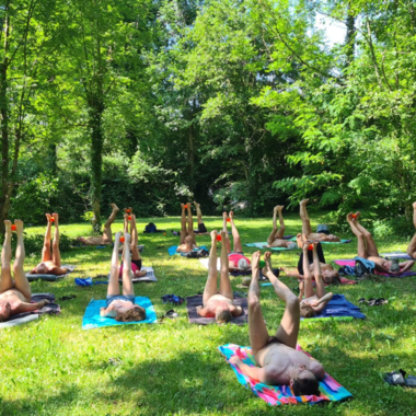 Blote yoga, pilates en meditatie