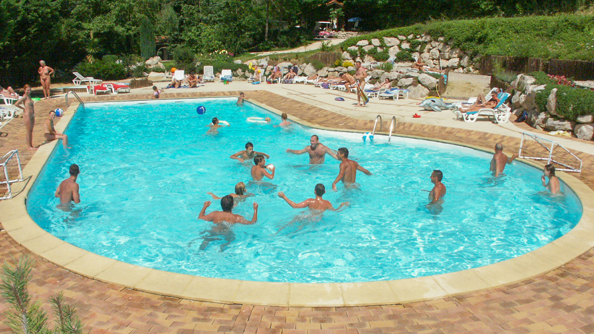 nudism swimmingpool Our heated naturist swimming pool - Naturist campsite France