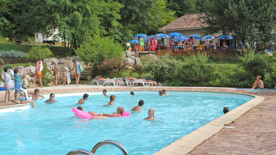 Our heated naturist swimming pool - Naturist campsite France
